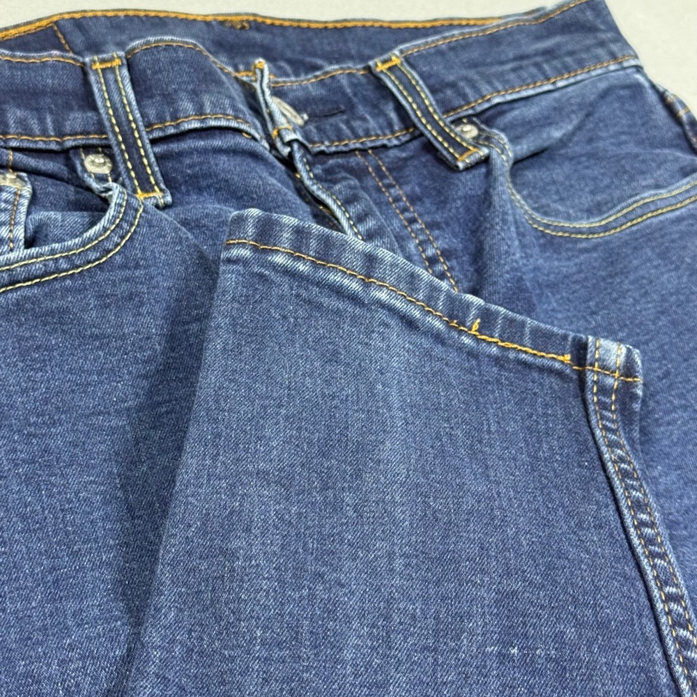 Levis 512 Slim Taper Jeans Dark Wash Blue Denim Mens 30x30